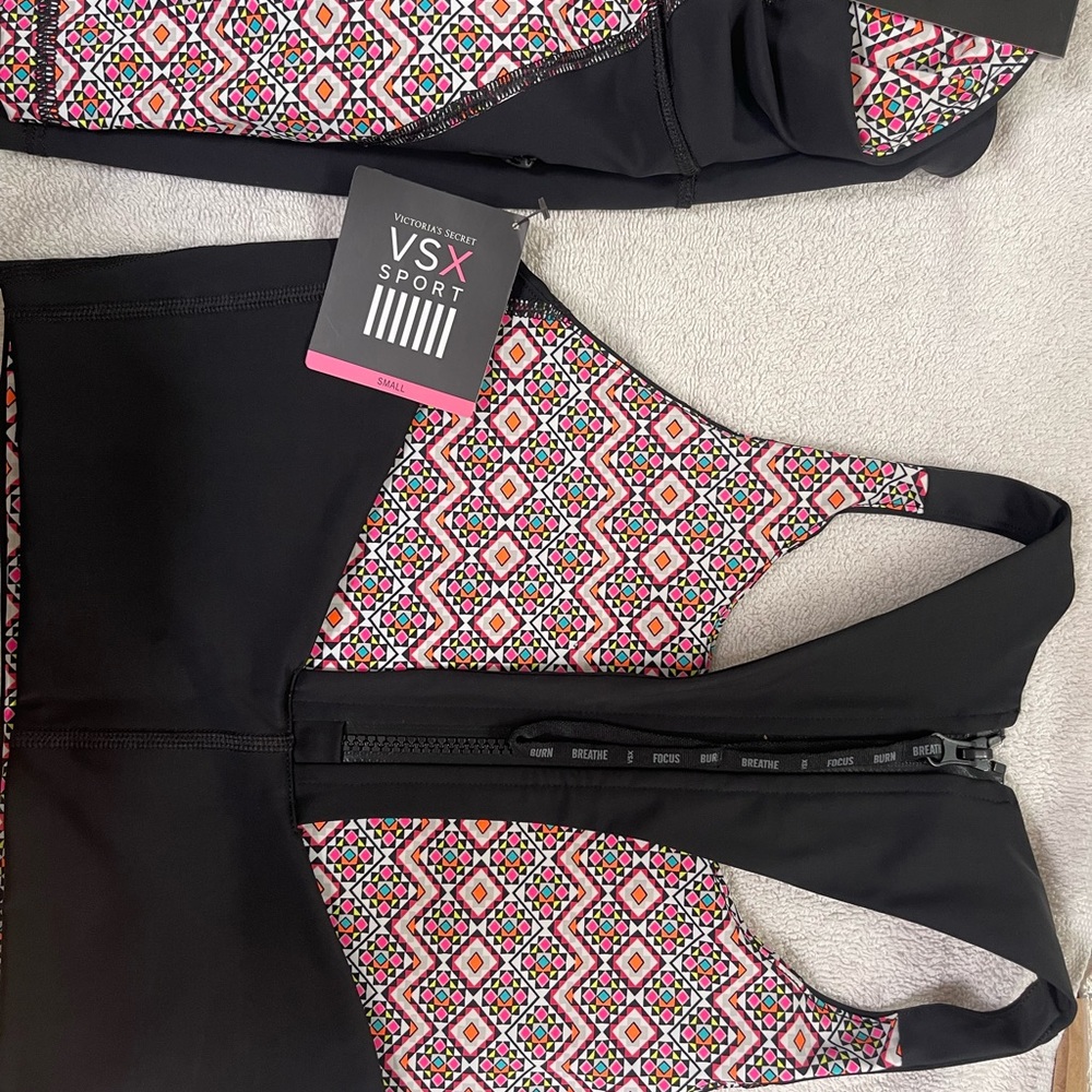 Victoria's Secret VSX Sport multi color sports top & shorts